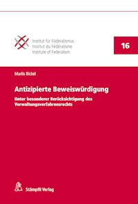 Antizipierte Beweiswürdigung - Marlis Bickel - E-Book