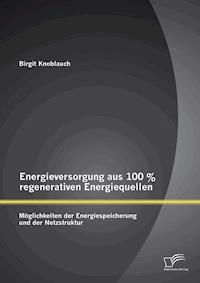 Energieversorgung aus 100 % regenerativen Energiequellen: Möglichkeiten der Energiespeicherung und der Netzstruktur - Birgit Knoblauch - E-Book