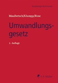 Umwandlungsgesetz - Roman A. Becker - E-Book