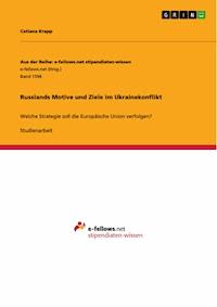 Russlands Motive und Ziele im Ukrainekonflikt - Catiana Krapp - E-Book