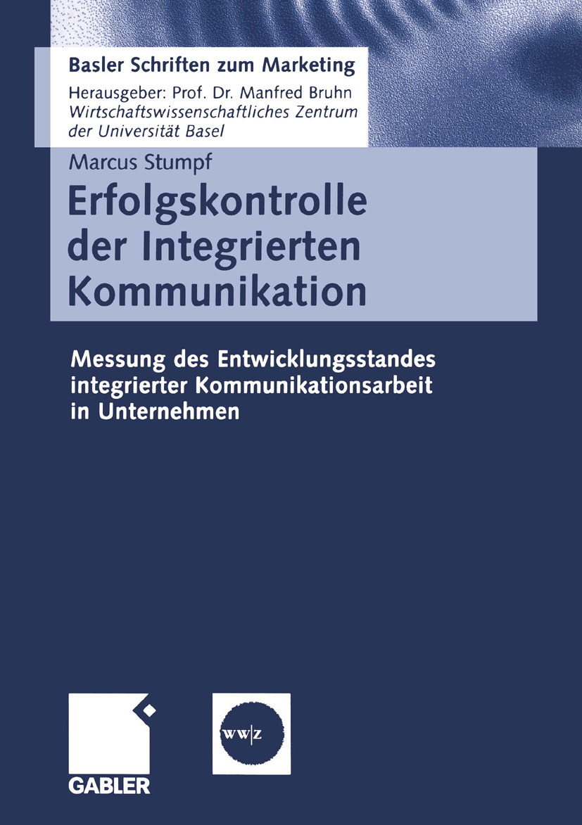 Erfolgskontrolle der Integrierten Kommunikation - Markus Stumpf - E-Book