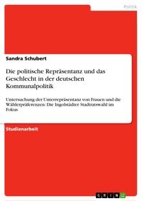 Die politische Repräsentanz und das Geschlecht in der deutschen Kommunalpolitik - Sandra Schubert - E-Book
