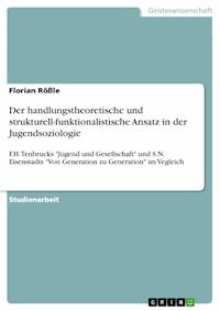 Der handlungstheoretische und strukturell-funktionalistische Ansatz in der Jugendsoziologie - Florian Rößle - E-Book