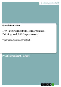 Der Redundanzeffekt. Semantisches Priming und RSE-Experimente - Franziska Kreisel - E-Book