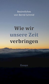 Wie wir unsere Zeit verbringen - Bernd Schmid - E-Book