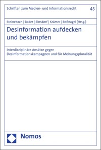 Desinformation aufdecken und bekämpfen -  - kostenlos E-Book