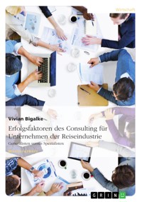 Erfolgsfaktoren des Consulting für Unternehmen der Reiseindustrie. Generalisten versus Spezialisten - Vivian Bigalke - E-Book
