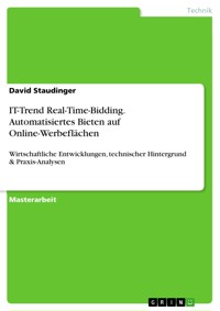 IT-Trend Real-Time-Bidding. Automatisiertes Bieten auf Online-Werbeflächen - David Staudinger - E-Book
