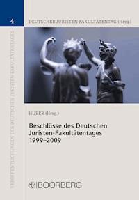 Beschlüsse des Deutschen Juristen-Fakultätentages 1999-2009 -  - E-Book