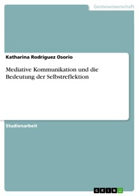 Mediative Kommunikation und die Bedeutung der Selbstreflektion - Katharina Rodriguez Osorio - E-Book