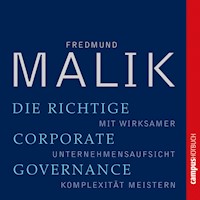 Die richtige Corporate Governance - Fredmund Malik - Hörbuch