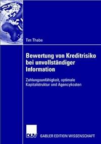 Bewertung von Kreditrisiko bei unvollständiger Information - Tim Thabe - E-Book