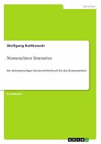 Nomenclator litterarius - Wolfgang Ruttkowski - E-Book