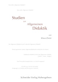 Studien zur Allgemeinen Didaktik - Klaus Zierer - E-Book