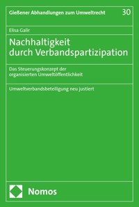 Nachhaltigkeit durch Verbandspartizipation - Elisa Galir - E-Book