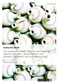 Das analytische Drama. Theorie und Vergleich anhand Sophokles' „König Ödipus“ und Heinrich von Kleists „Der zerbrochene Krug“ - Katharina Weiß - E-Book