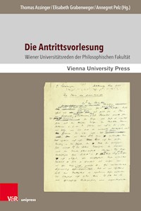 Die Antrittsvorlesung -  - E-Book