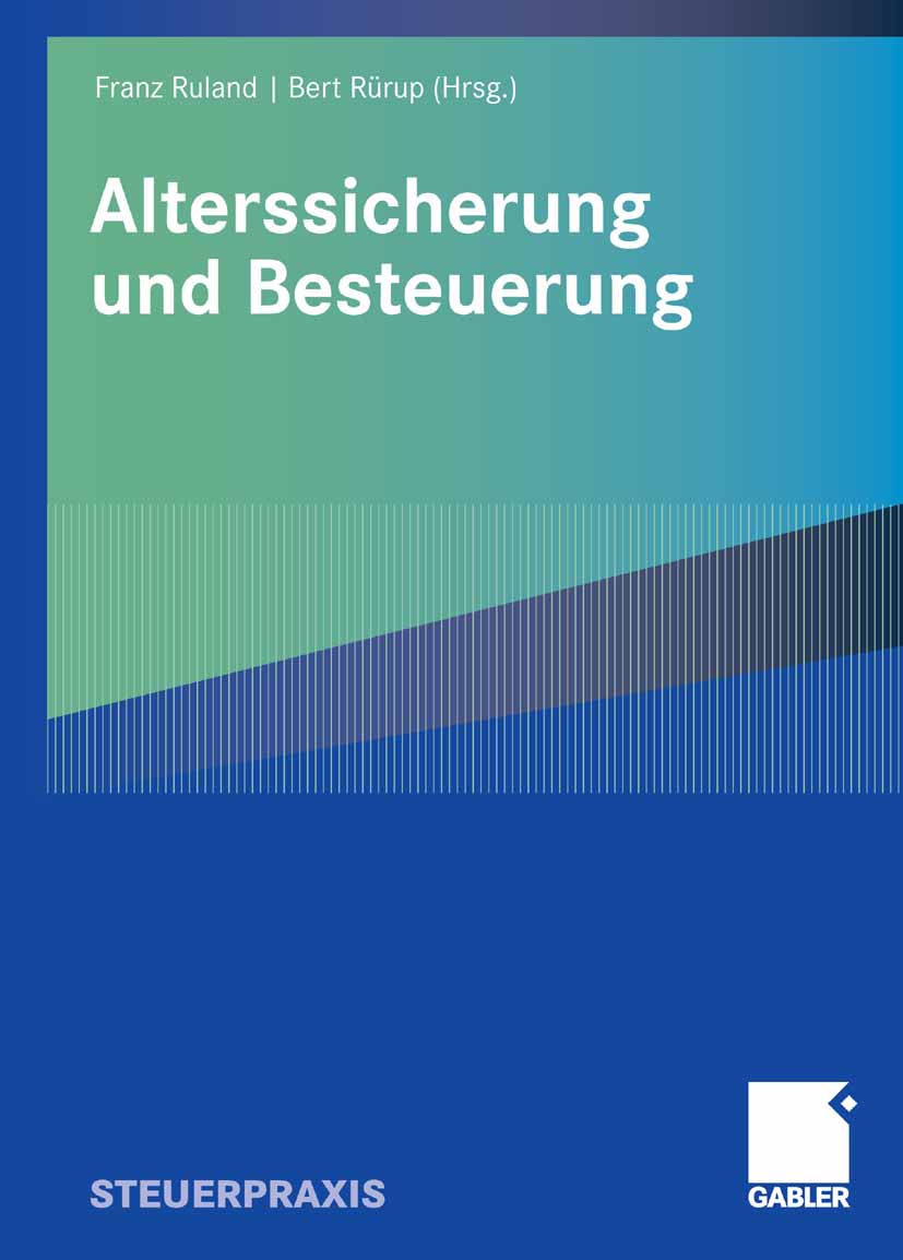 Alterssicherung und Besteuerung - - E-Book