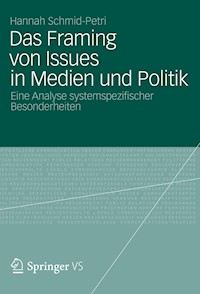 Das Framing von Issues in Medien und Politik - Hannah Schmid-Petri - E-Book