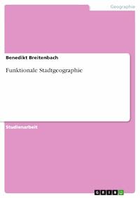 Funktionale Stadtgeographie - Benedikt Breitenbach - E-Book