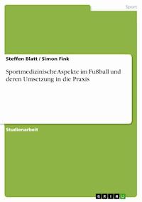 Sportmedizinische Aspekte im Fußball und deren Umsetzung in die Praxis - Steffen Blatt - E-Book