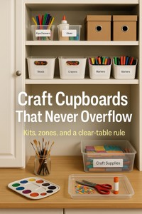 Craft Cupboards That Never Overflow - Adrian Carmichael - E-Book