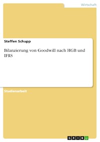 Bilanzierung von Goodwill nach HGB und IFRS - Steffen Schupp - E-Book