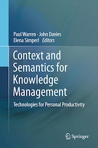 Context and Semantics for Knowledge Management -  - E-Book