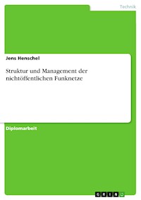 Struktur und  Management der nichtöffentlichen Funknetze - Jens Henschel - E-Book
