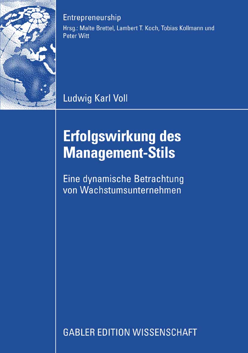 Erfolgswirkung des Management-Stils - Ludwig Voll - E-Book