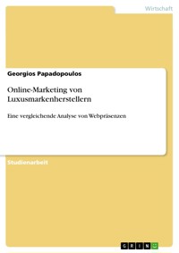Online-Marketing von Luxusmarkenherstellern - Georgios Papadopoulos - E-Book