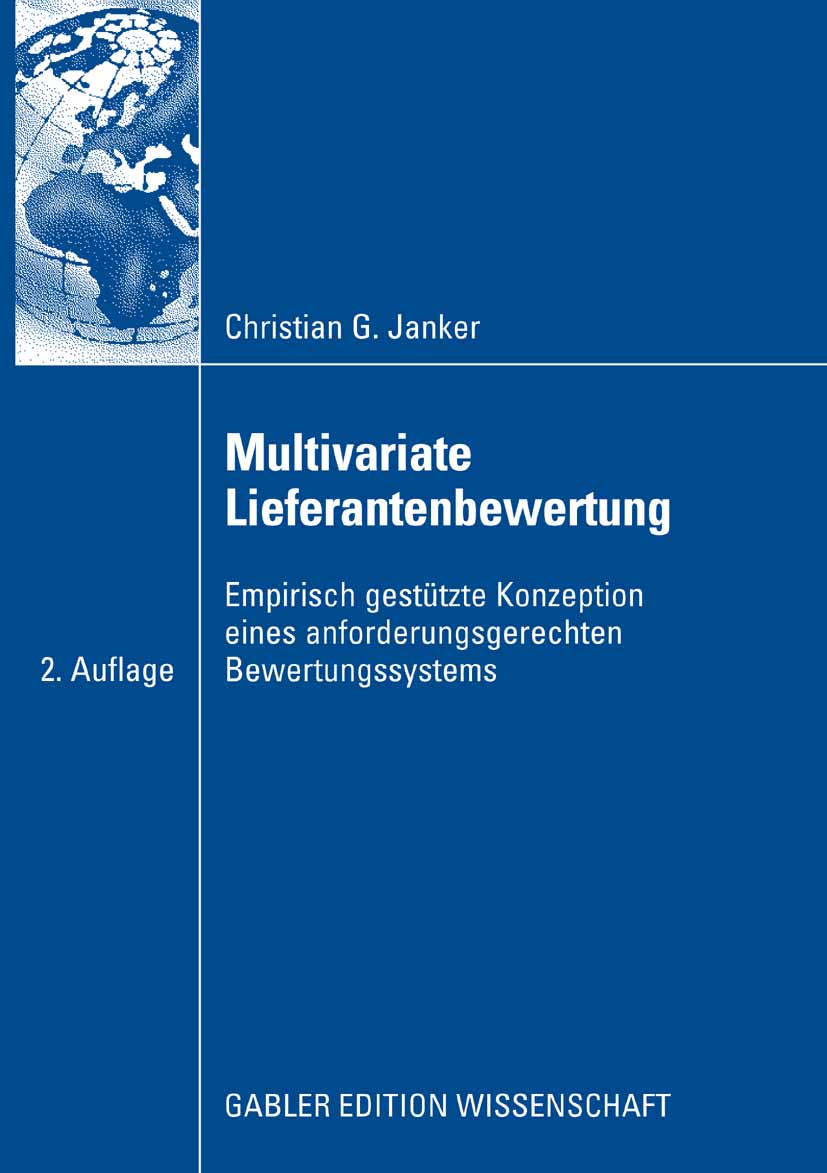 Multivariate Lieferantenbewertung - Christian G. Janker - E-Book