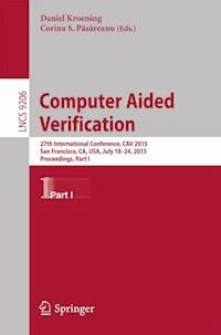 Computer Aided Verification -  - E-Book
