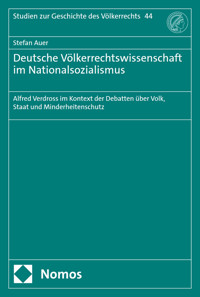 Deutsche Völkerrechtswissenschaft im Nationalsozialismus - Stefan Auer - E-Book