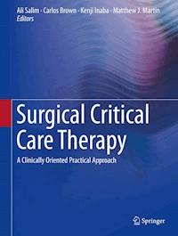 Surgical Critical Care Therapy - - E-Book