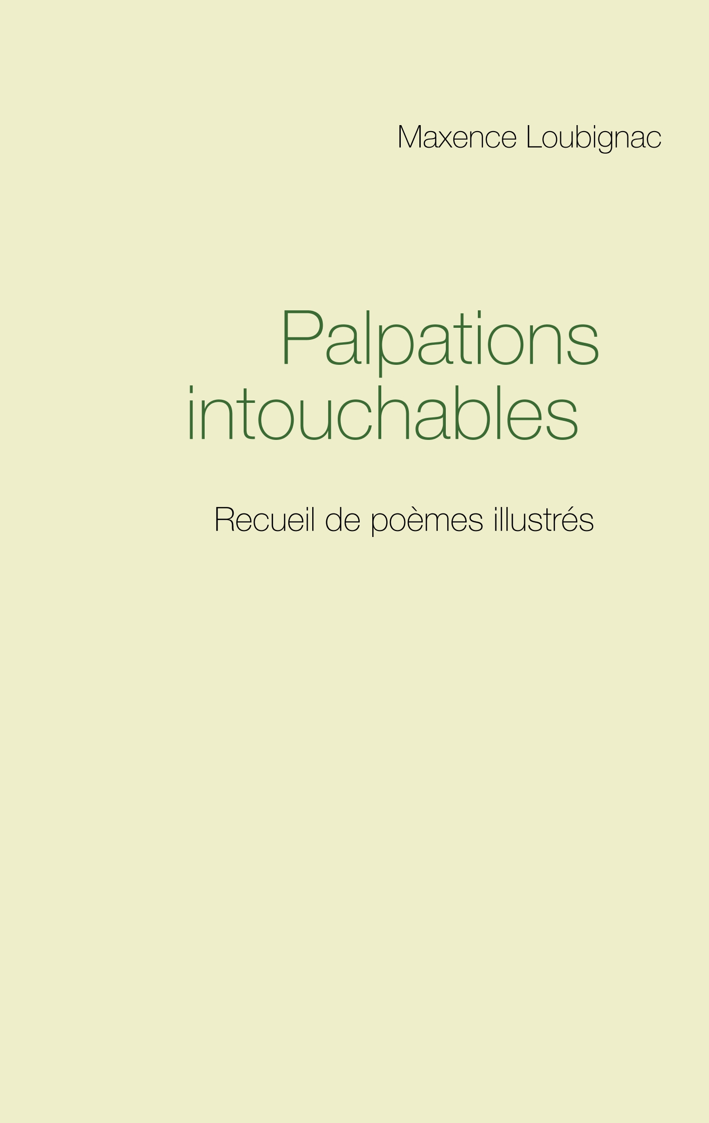 Palpations intouchables - Maxence Loubignac - E-Book