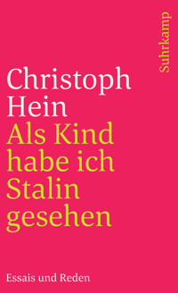 Als Kind habe ich Stalin gesehen - Christoph Hein - E-Book