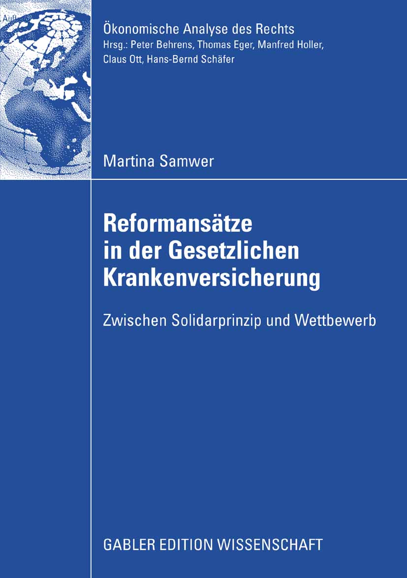 Reformansätze in der Gesetzlichen Krankenversicherung - Martina Samwer - E-Book