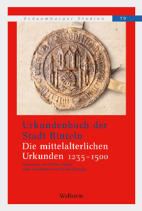 Urkundenbuch der Stadt Rinteln -  - E-Book