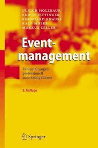 Eventmanagement - Ulrich Holzbaur - E-Book