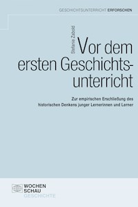 Vor dem ersten Geschichtsunterricht - Stefanie Zabold - E-Book