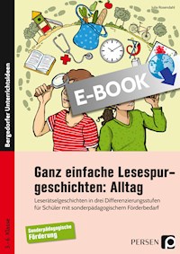 Ganz einfache Lesespurgeschichten: Alltag - Julia Rosendahl - E-Book