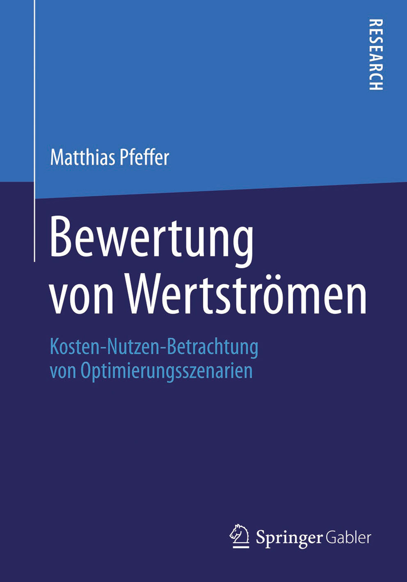 Bewertung von Wertströmen - Matthias Pfeffer - E-Book