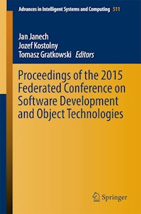 Proceedings of the 2015 Federated Conference on Software Development and Object Technologies -  - E-Book