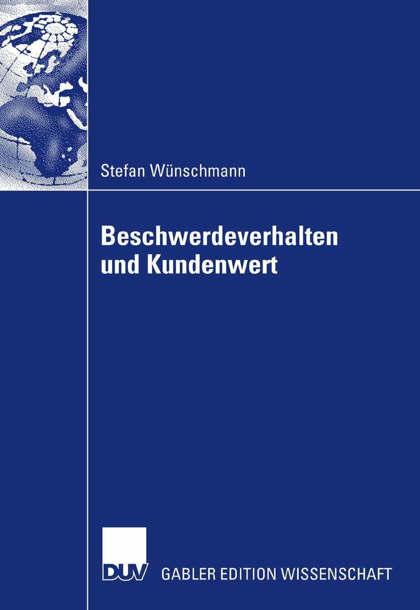 Beschwerdeverhalten und Kundenwert - Stefan Wünschmann - E-Book