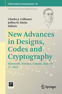 New Advances in Designs, Codes and Cryptography -  - E-Book