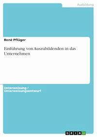 Einführung von Auszubildenden in das Unternehmen - René Pflüger - E-Book