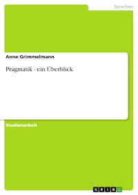 Pragmatik - ein Überblick - Anne Grimmelmann - E-Book