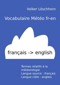 Vocabulaire météo fr-en - Volker Löschhorn - E-Book