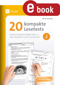 20 kompakte Lesetests für Klasse 2 - Anne Scheller - E-Book